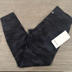 lululemon athletica Black & Charcoal Camo Leggings